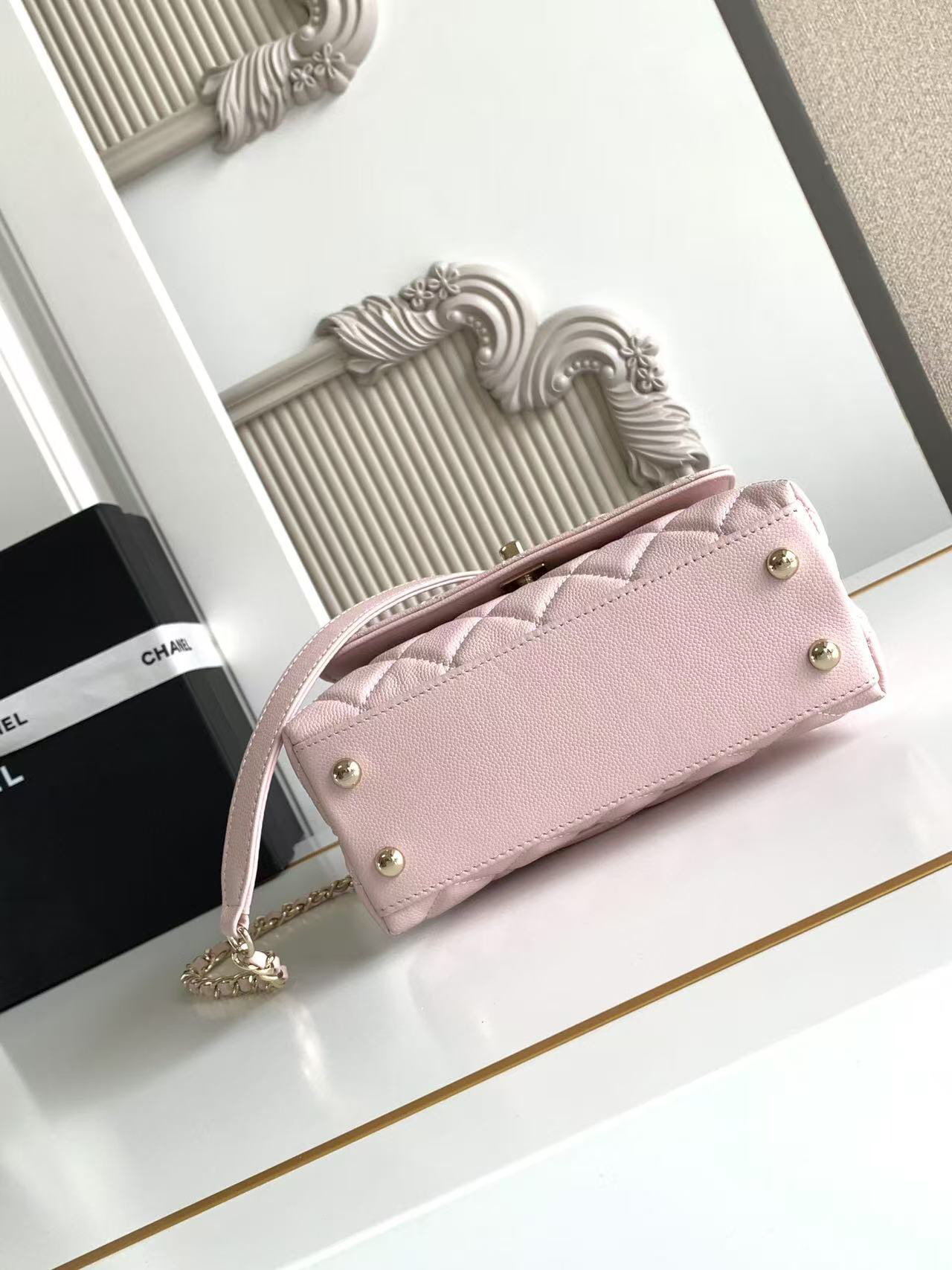 Chanel Coco Handle Mini Handbag AS2215 - Image 5