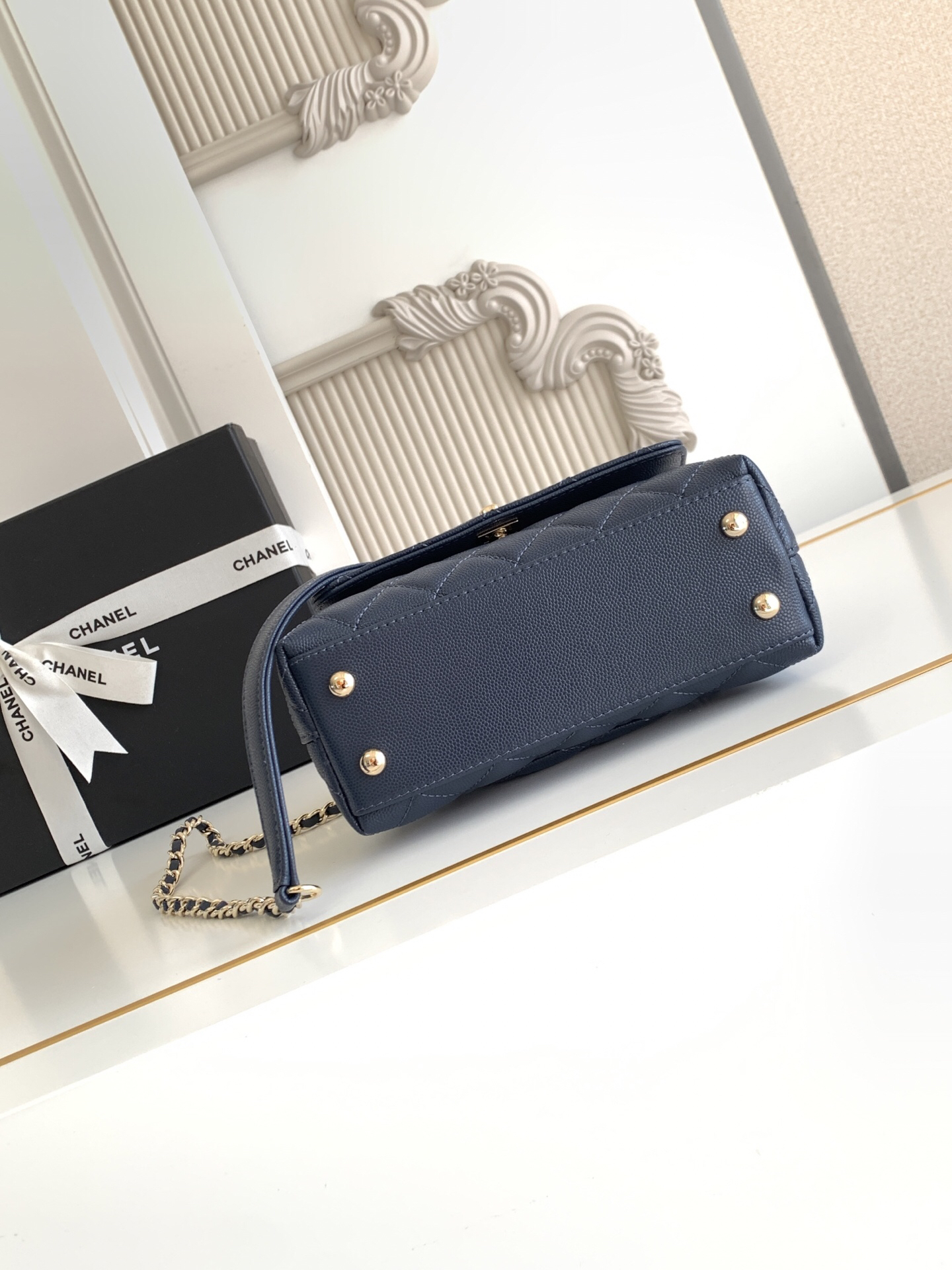 Chanel Coco Handle Mini Top-Handle Bag AS2215 - Image 5