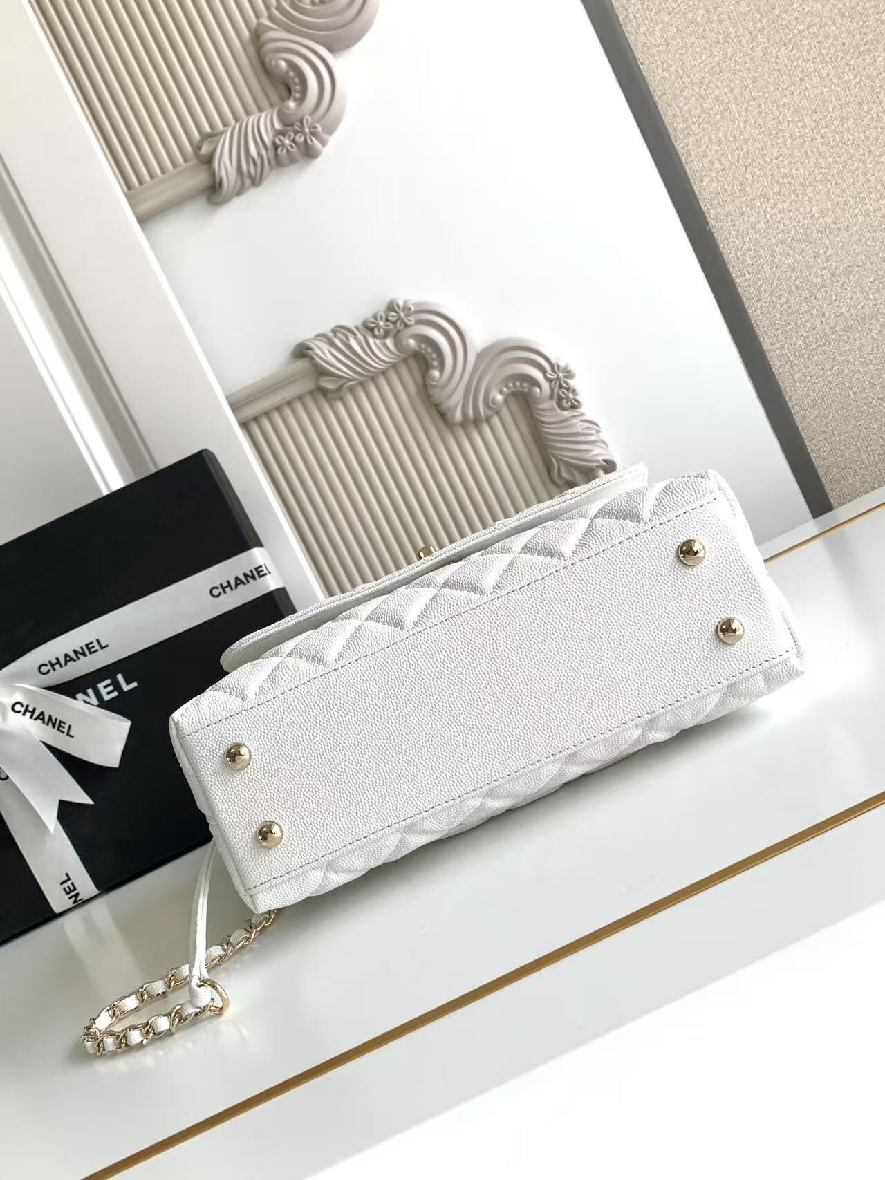 Chanel Coco Handle Top Handle Bag - Image 5