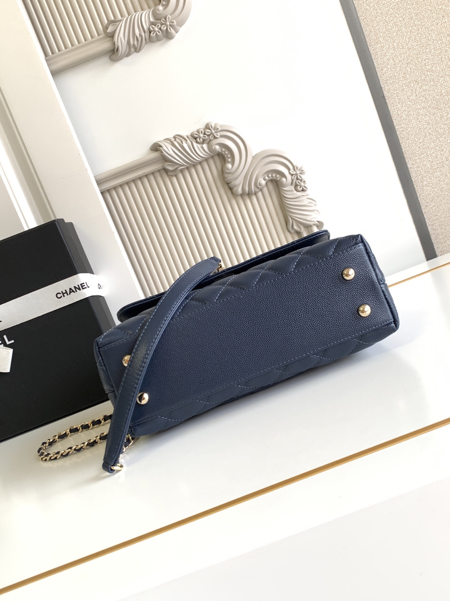 Chanel Coco Handle Flap Top Handle Bag - Image 5