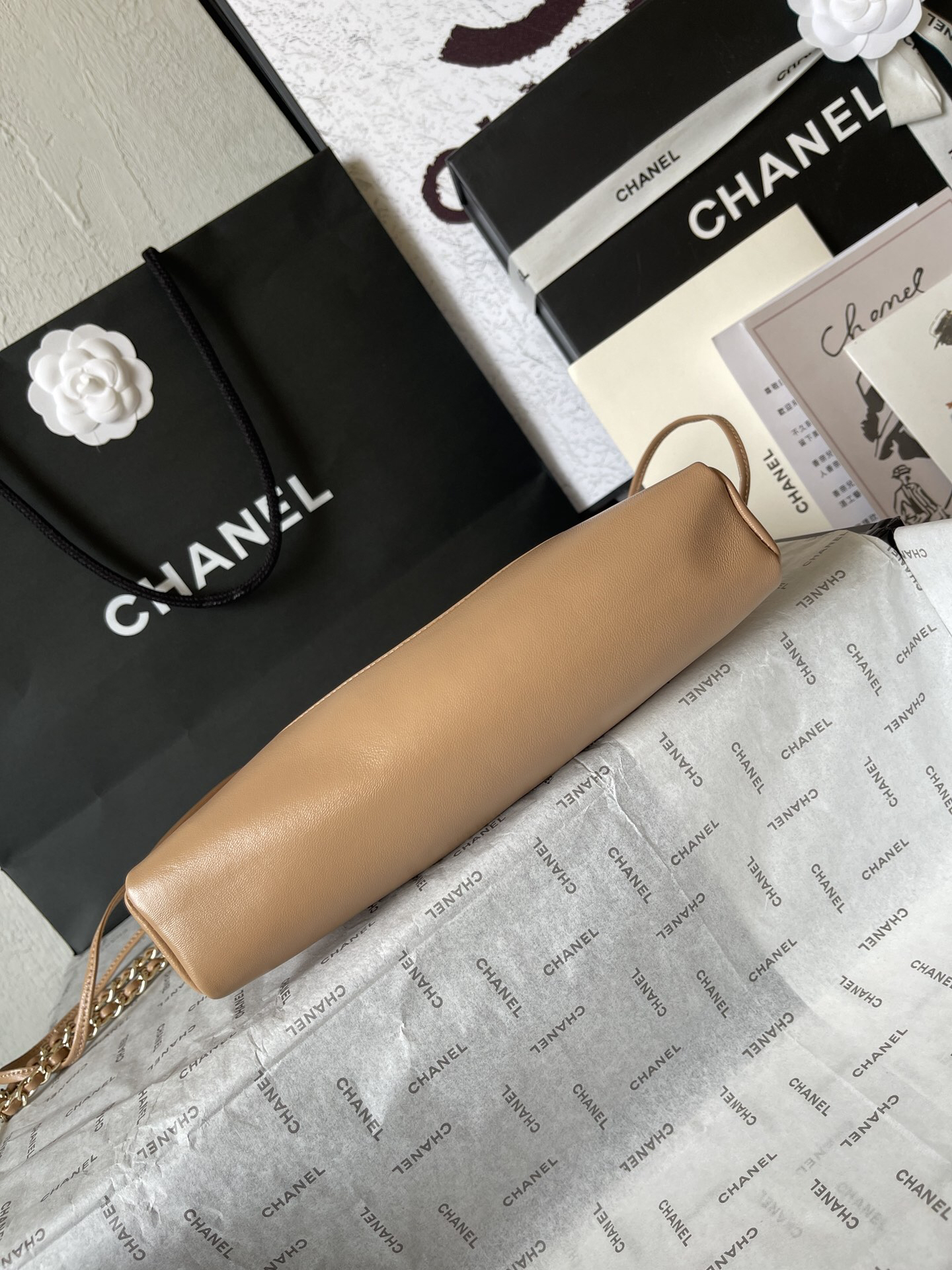 Chanel 23A 31 Bag Mini in Chocolate Brown - Image 5