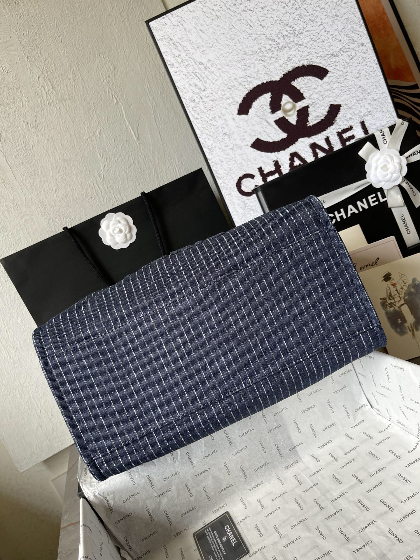 Chanel Travel Shopping Tote Bag - Image 5