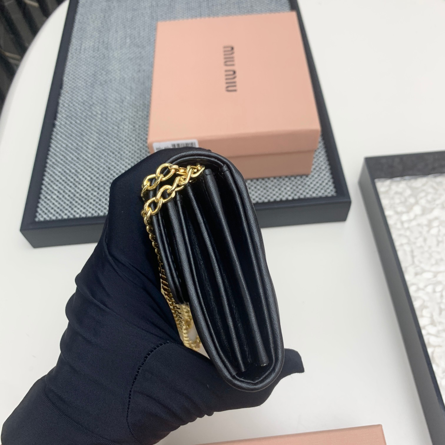 Miu Miu Leather Zip Coin Purse - Image 5