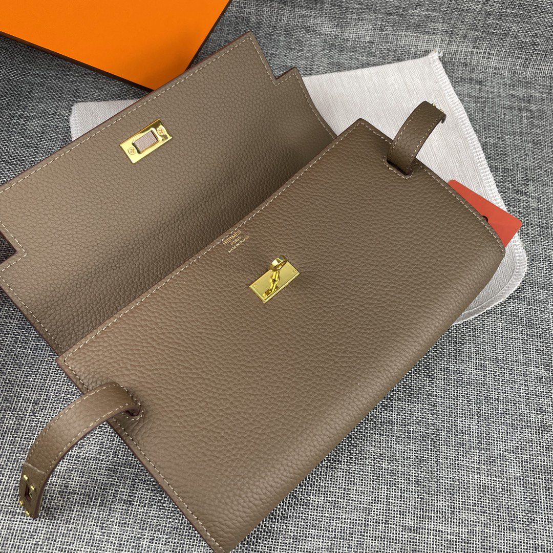 Hermes Kelly Clutch Bag - Image 5