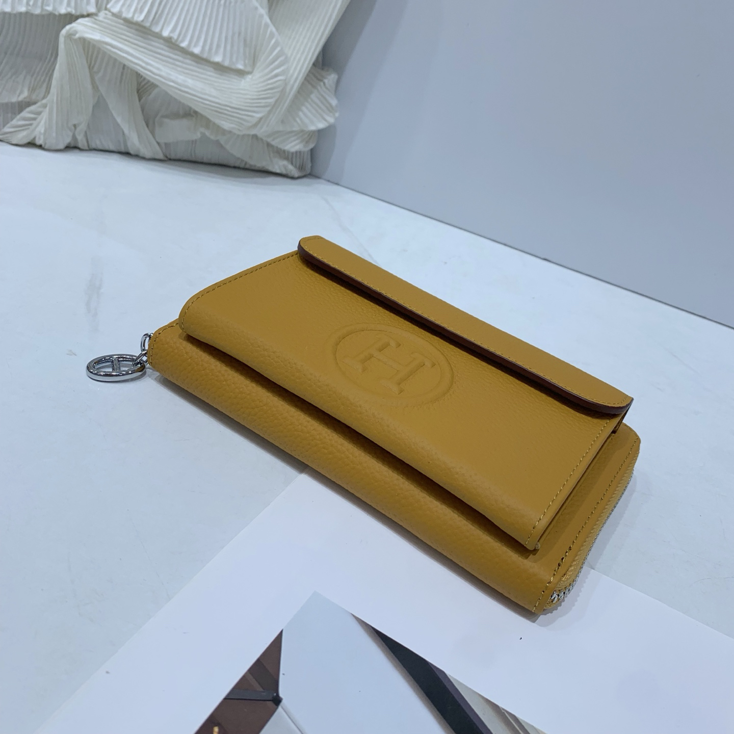 Hermès Togo Calfskin Crossbody Bag - Image 5