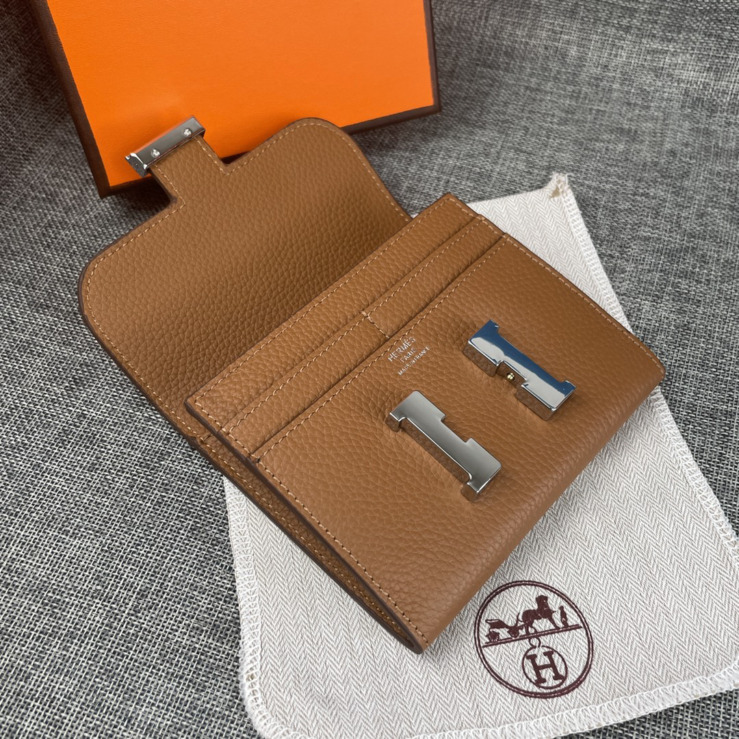 Hermes Constance Togo Leather Wallet - Image 5
