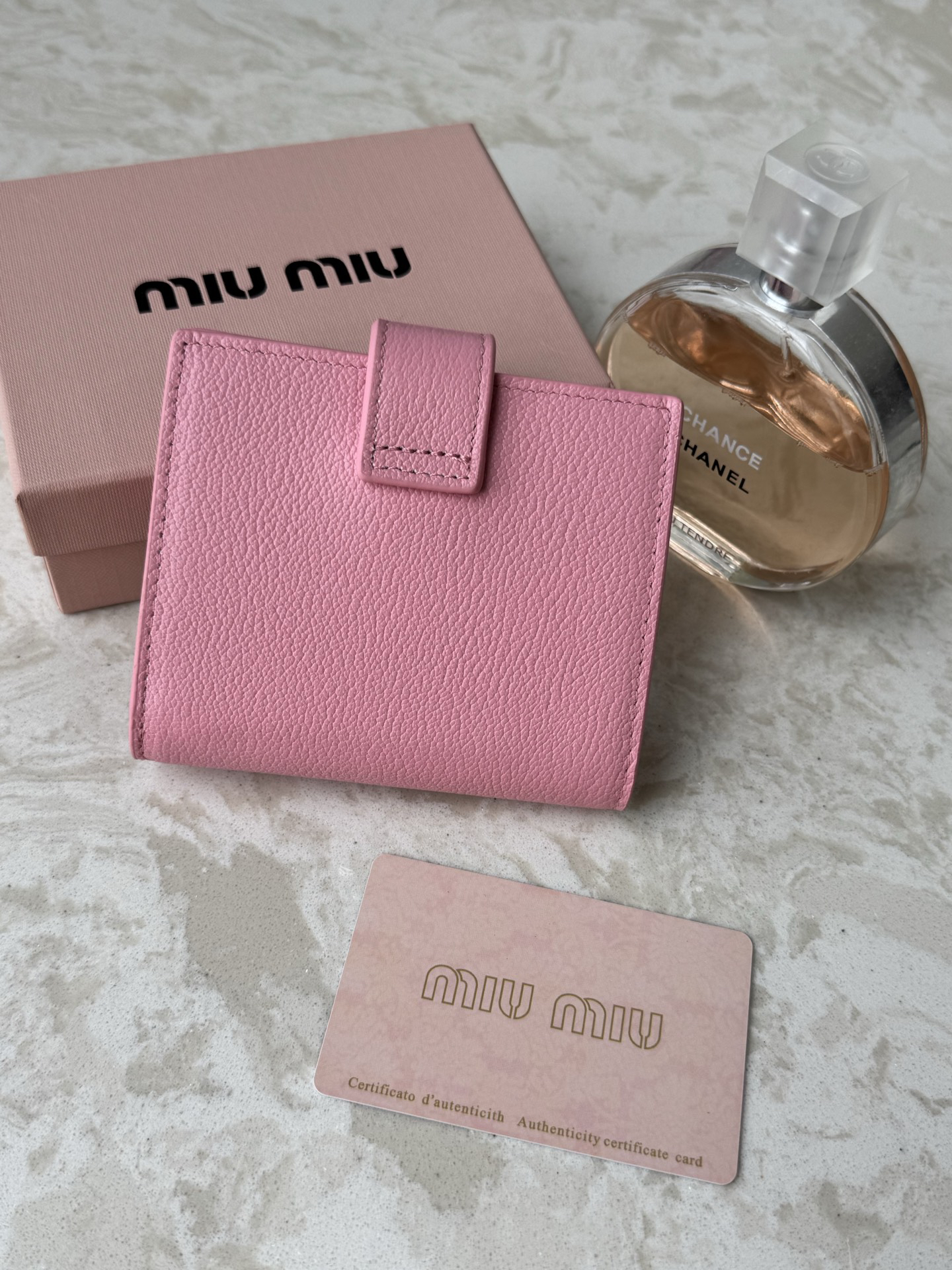 Miu Miu Leather Card Holder - Image 5