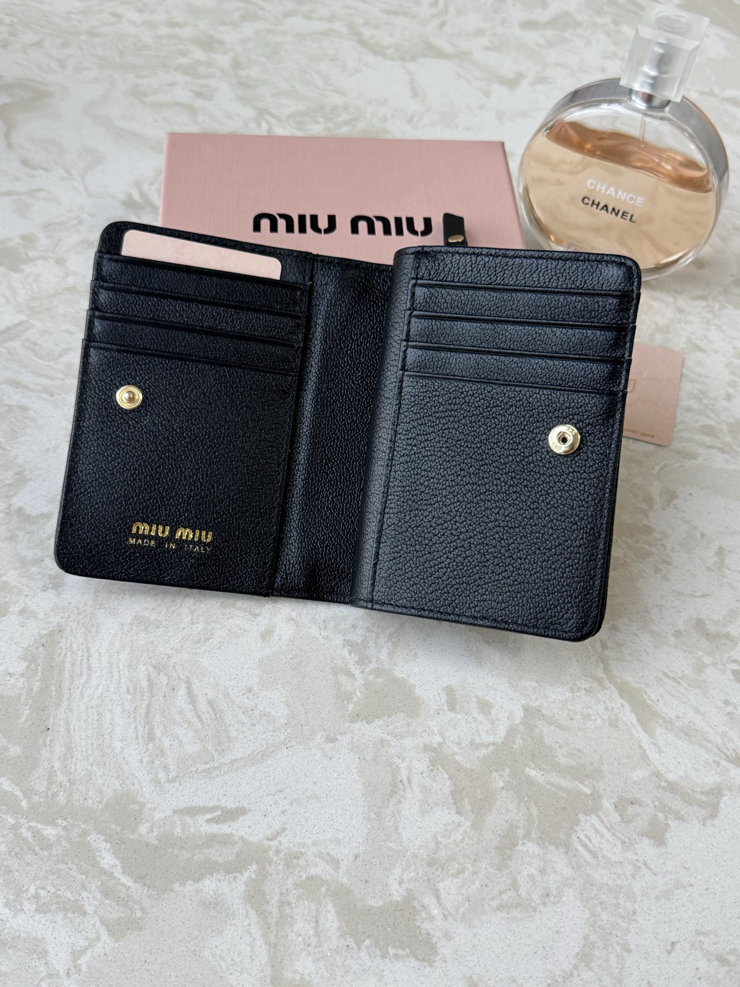 Miu Miu Leather Slim Wallet - Image 5