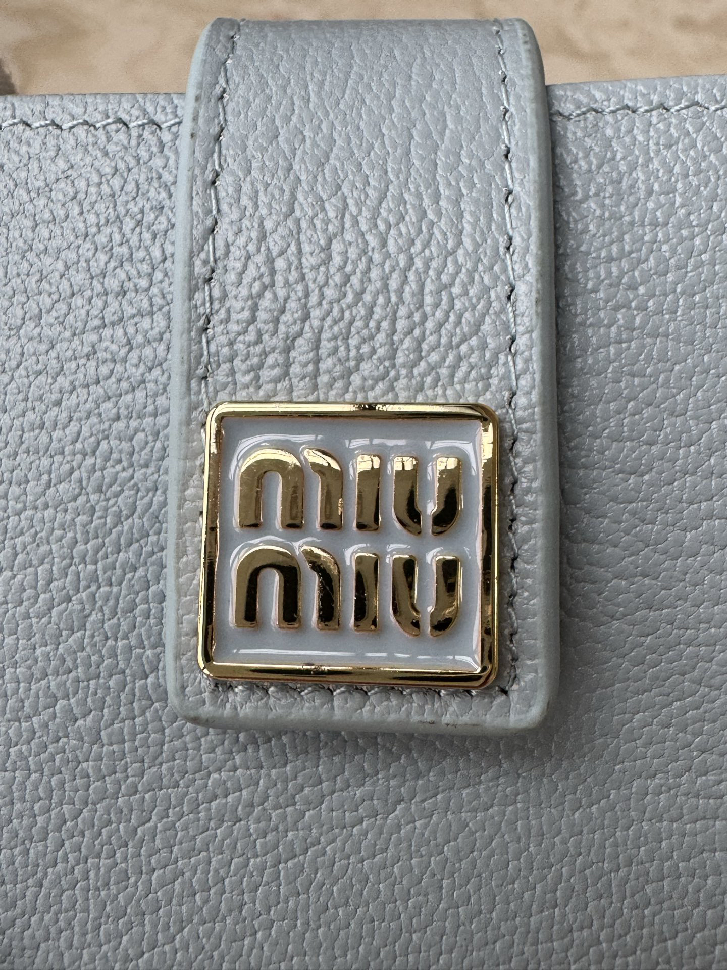 Miu Miu Slim Leather Wallet - Image 5