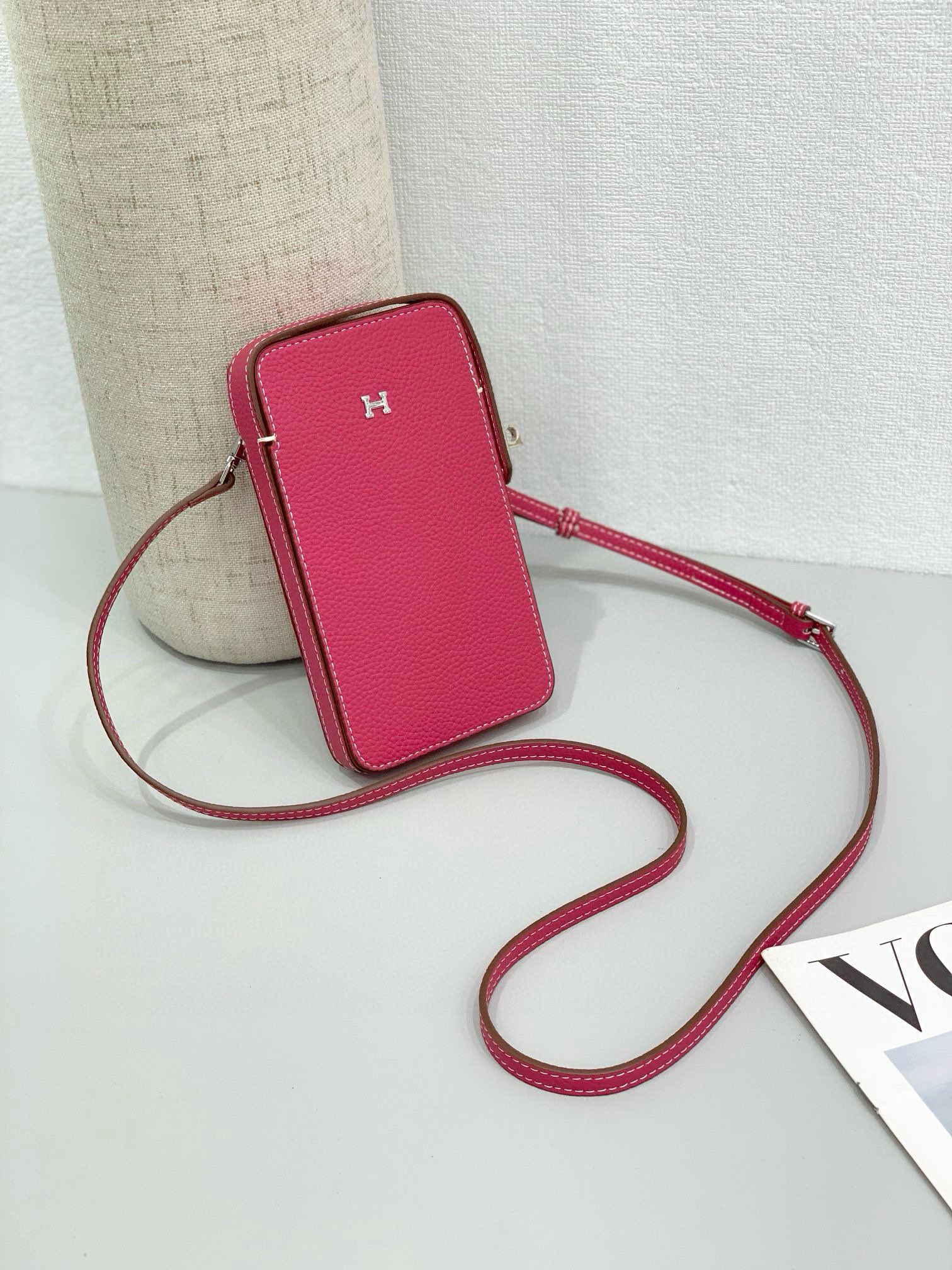 Hermès Hac a Box Tadelakt Calfskin Phone Case - Image 5