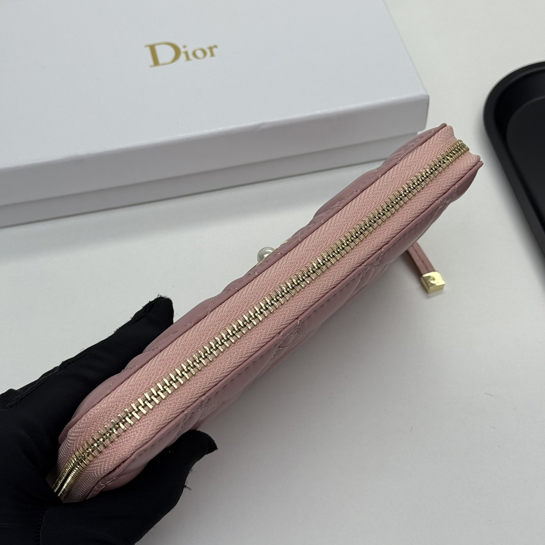 Dior F02 Lambskin Clutch Bag - Image 5
