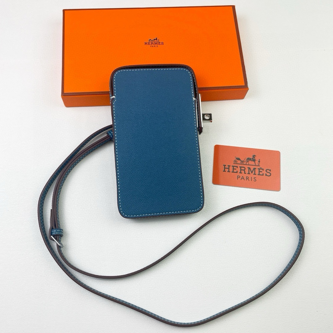 Hermes Hac a Box Tadelakt Calfskin Phone Case - Image 5