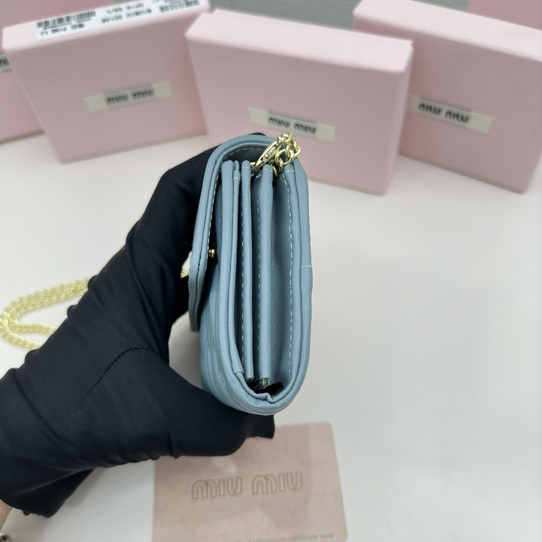 Miu Miu Mini Lambskin Bag - Image 5