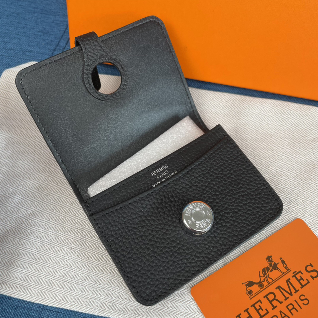Hermes Togo Leather Wallet - Image 5