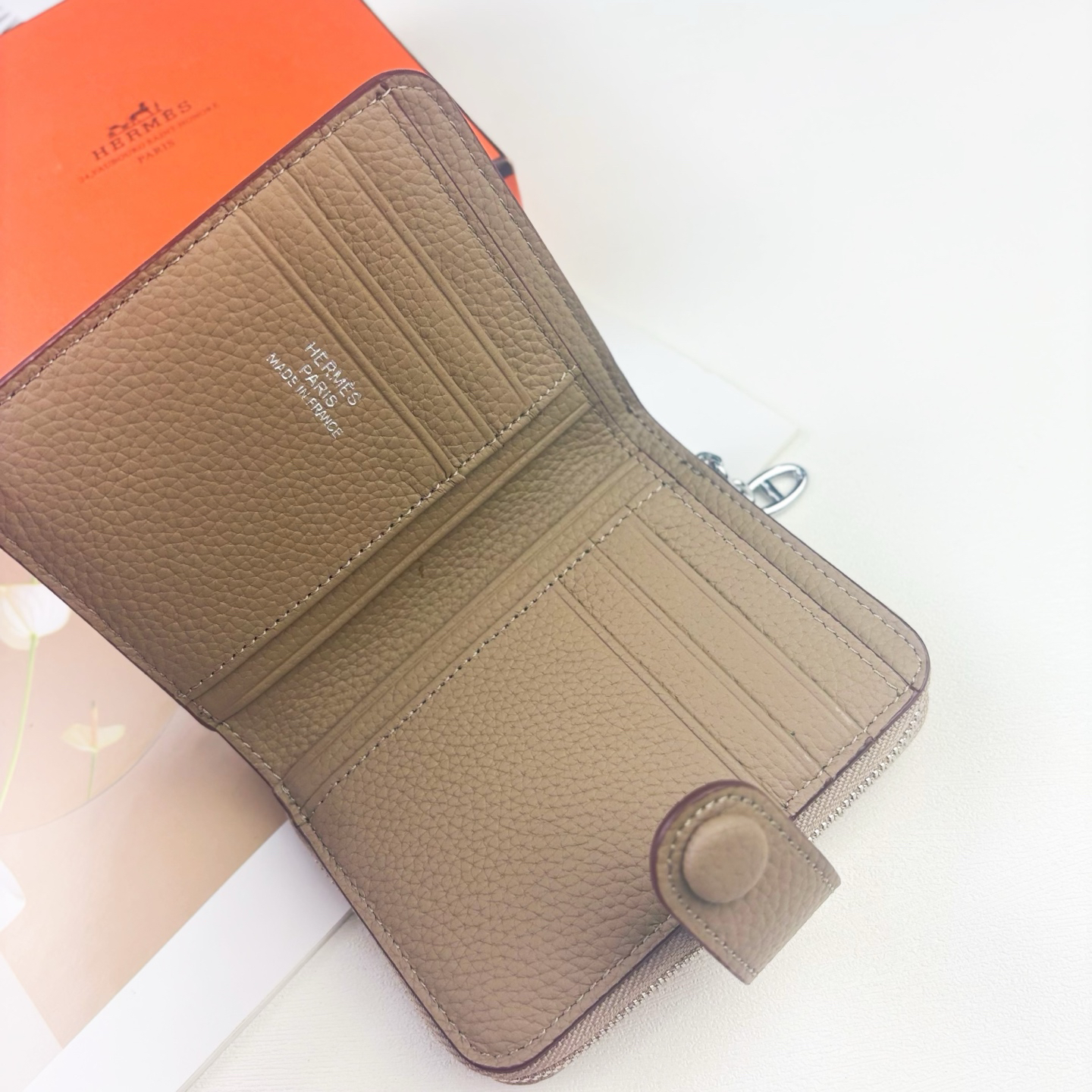 Hermès Silk'in Togo Women's Wallet - Image 5