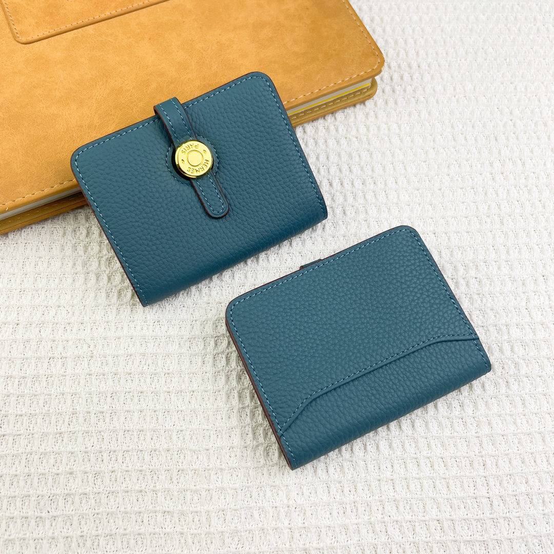 Hermes Togo Leather Wallet - Image 5
