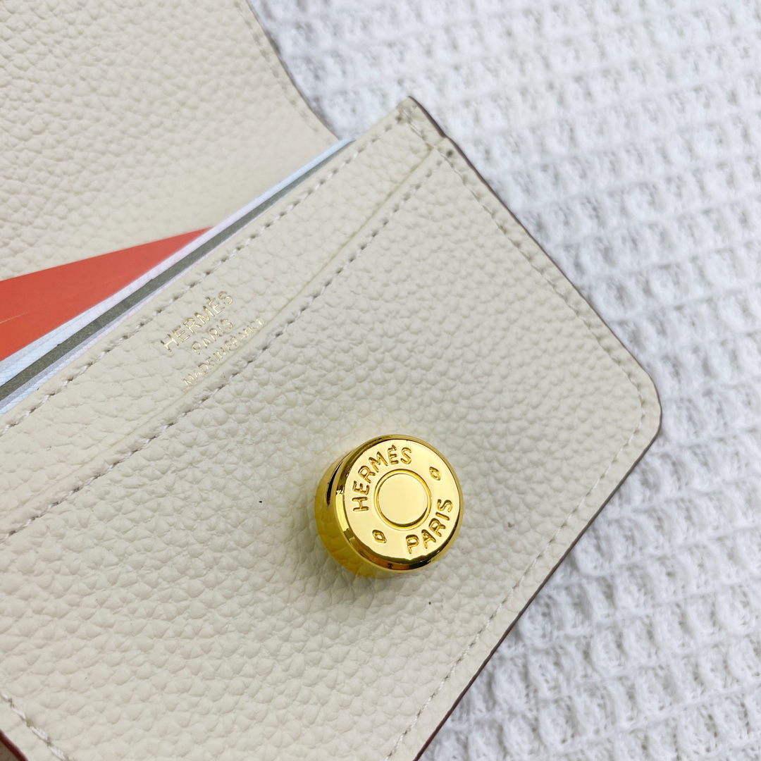 Hermès Togo Leather Card Holder - Image 5