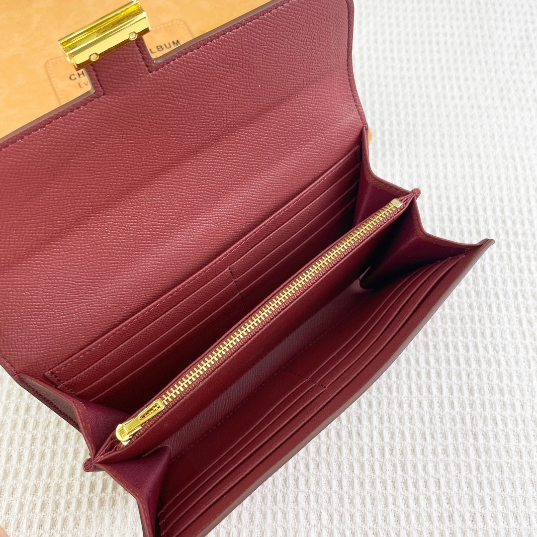 Hermès Constance Leather Wallet Clutch - Image 5