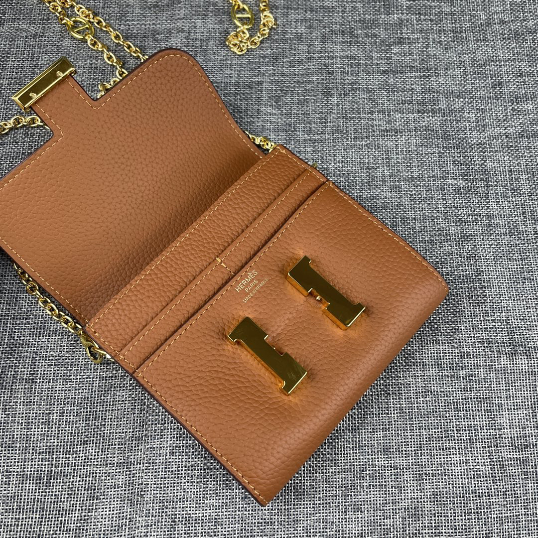Hermès Constance Mini Shoulder Bag in Togo Calfskin - Image 5