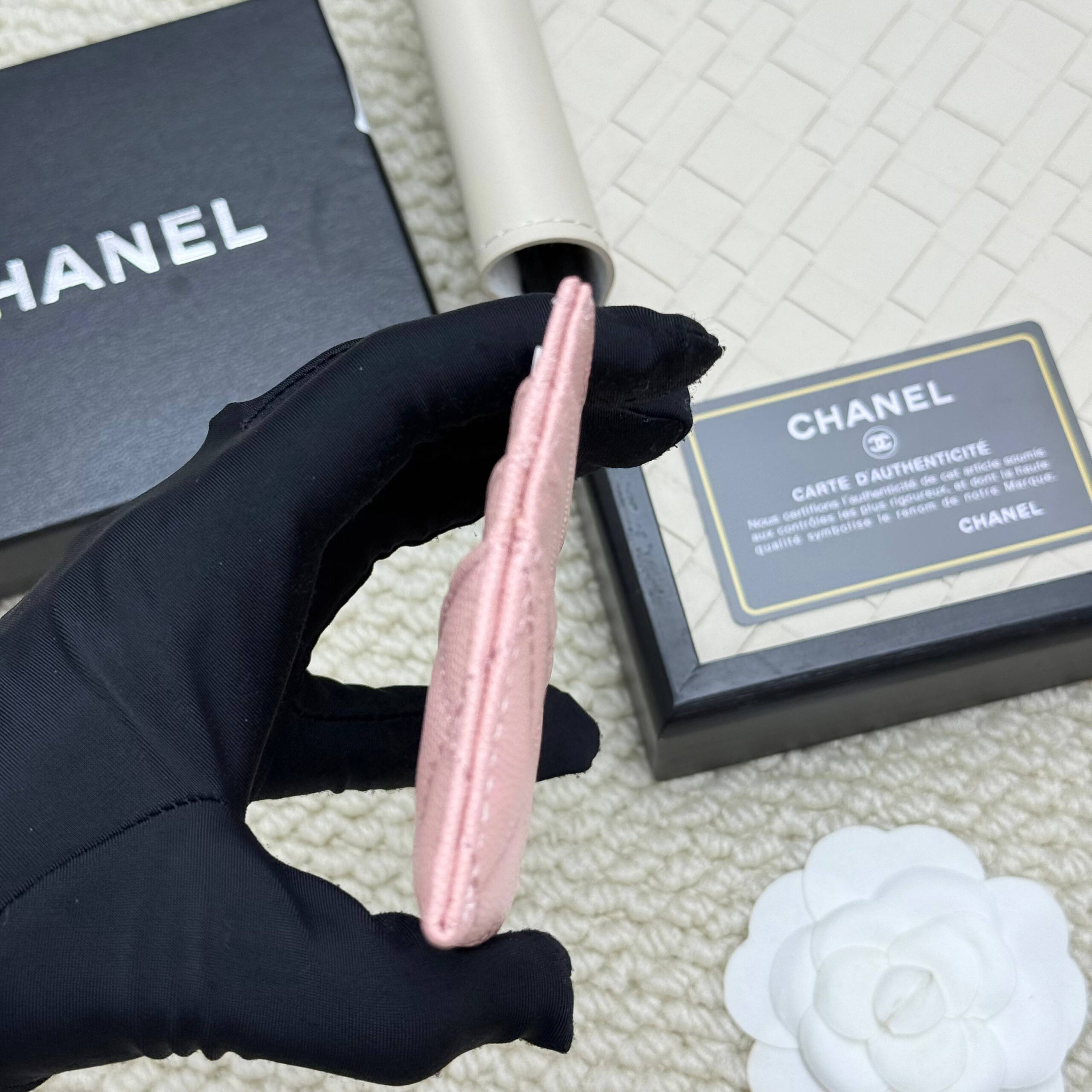 Chanel 2025 Mini Lambskin Card Holder - Image 5