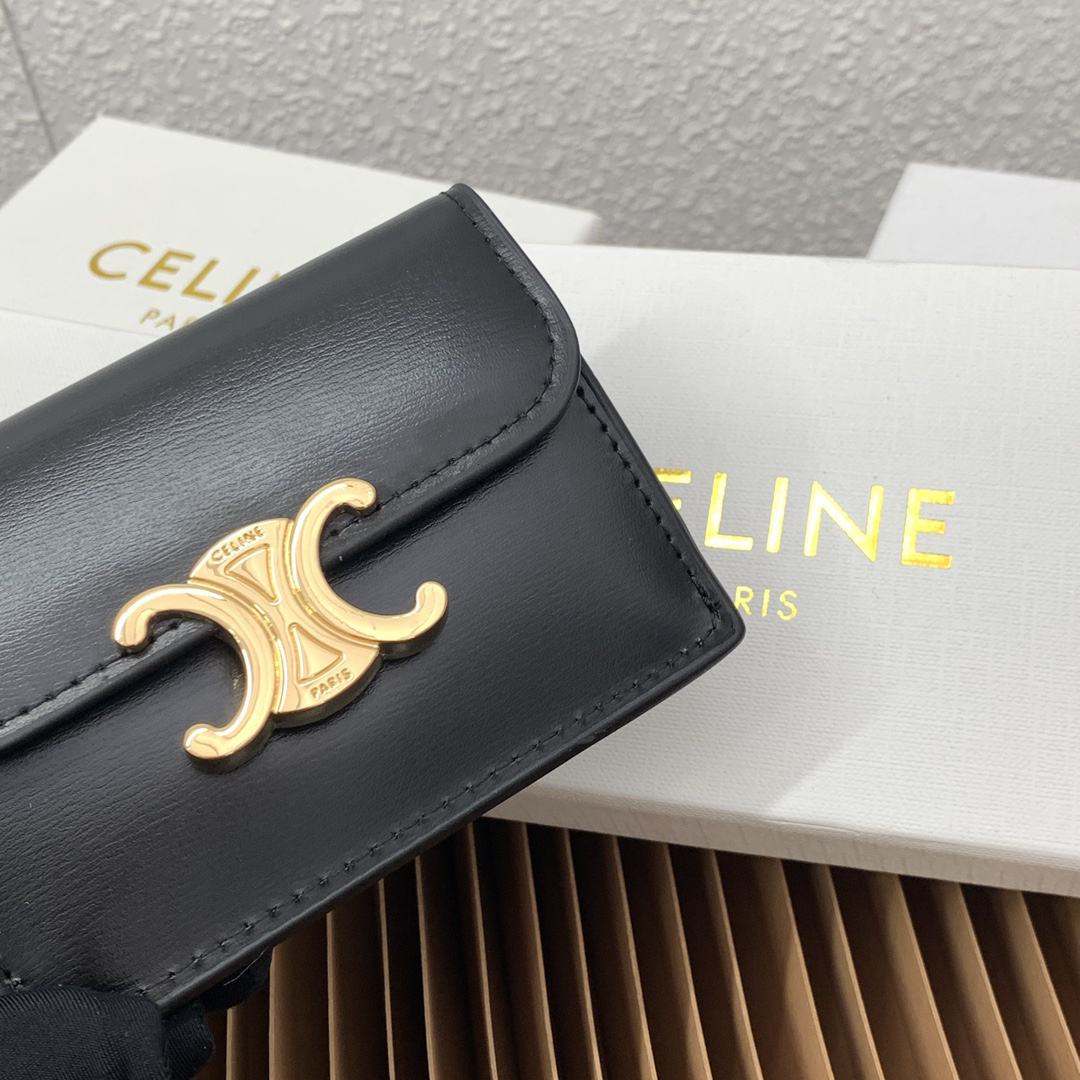 CELINE Triomphe Canvas Card Holder - Image 5