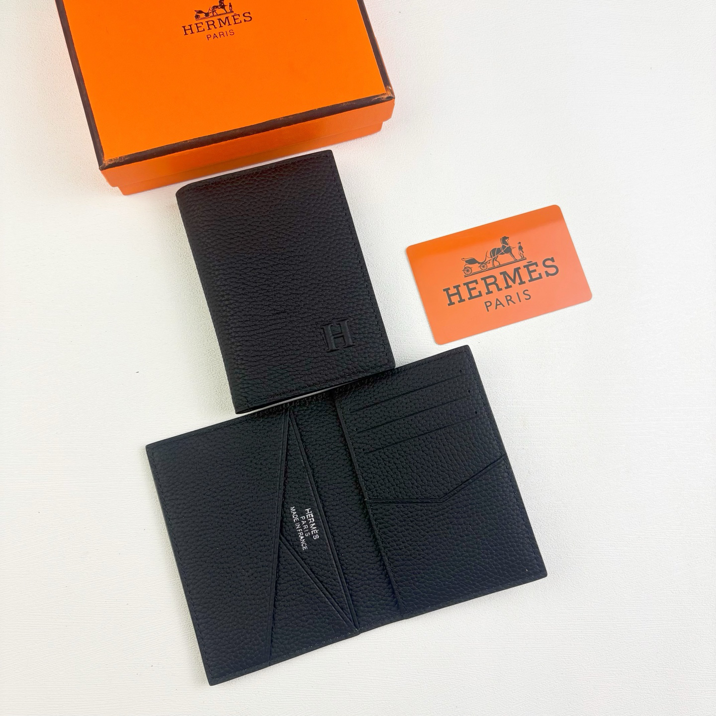 Hermes Barenia Faubourg City 8CC Business Card Holder - Image 5