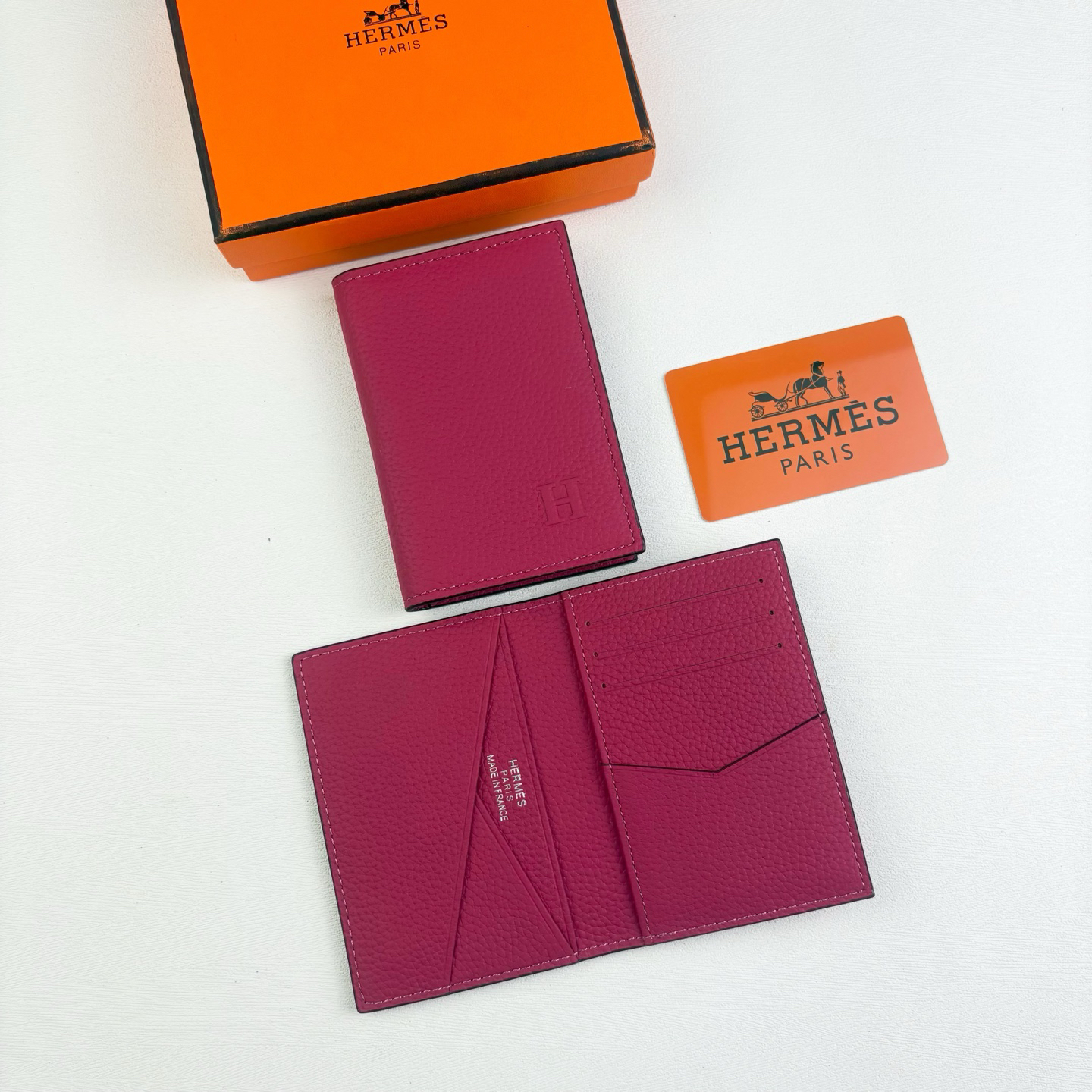 Hermès Barenia Faubourg City 8CC Business Card Holder - Image 5