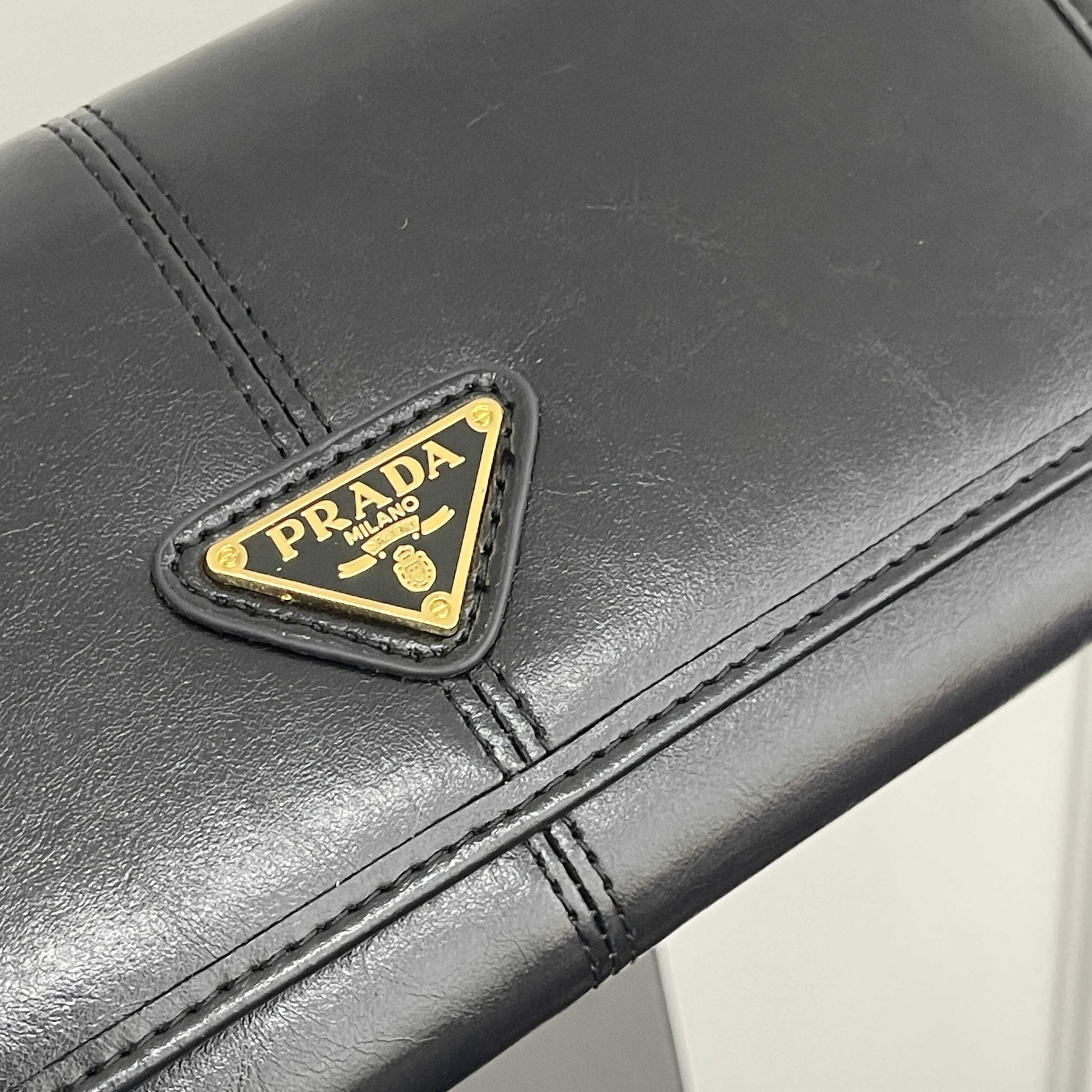 Prada Saffiano Leather Large Snap Wallet - Image 5