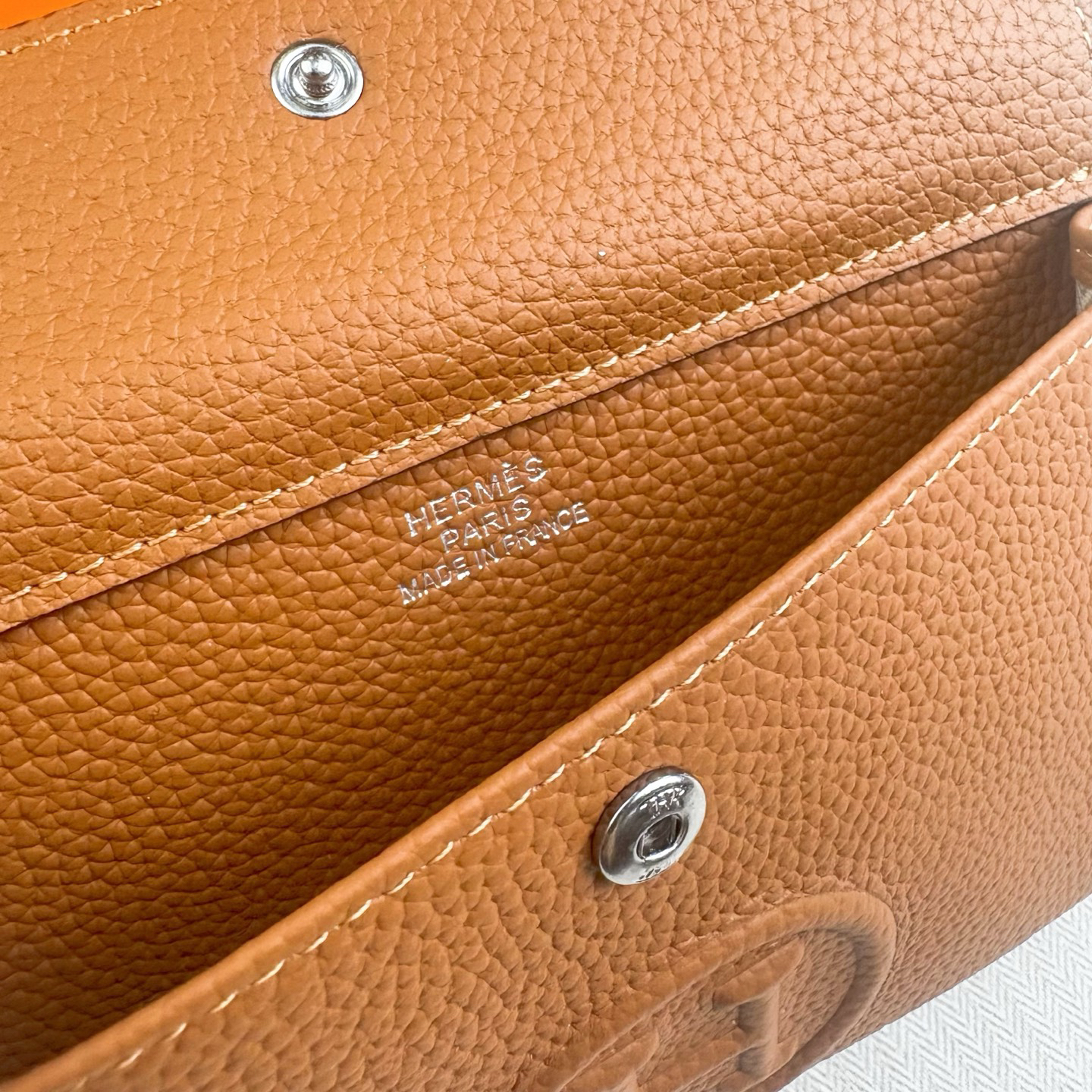 Hermès Togo Leather Crossbody Bag - Image 5
