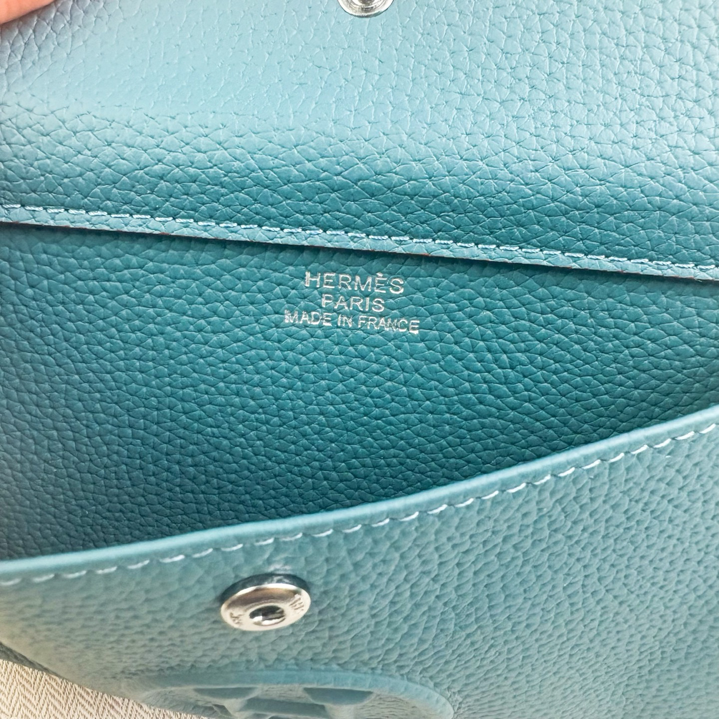 Hermès Leather Convertible Crossbody Bag - Image 5
