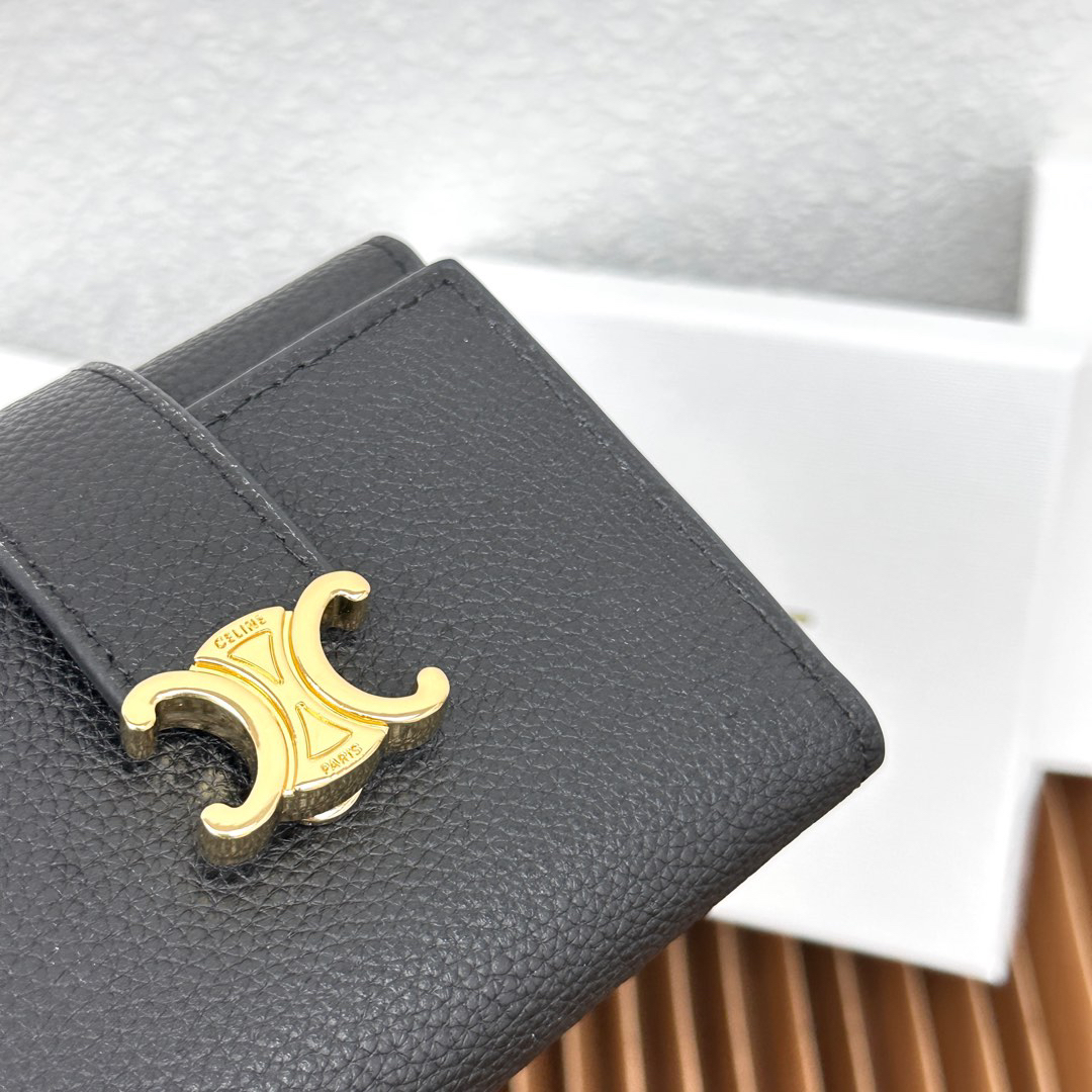 CELINE VICTOIRE Soft Calfskin Leather Wallet - Image 5