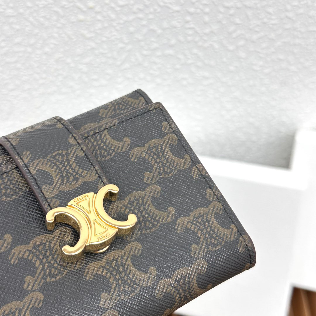 CELINE VICTOIRE Triomphe Leather Wallet - Image 5