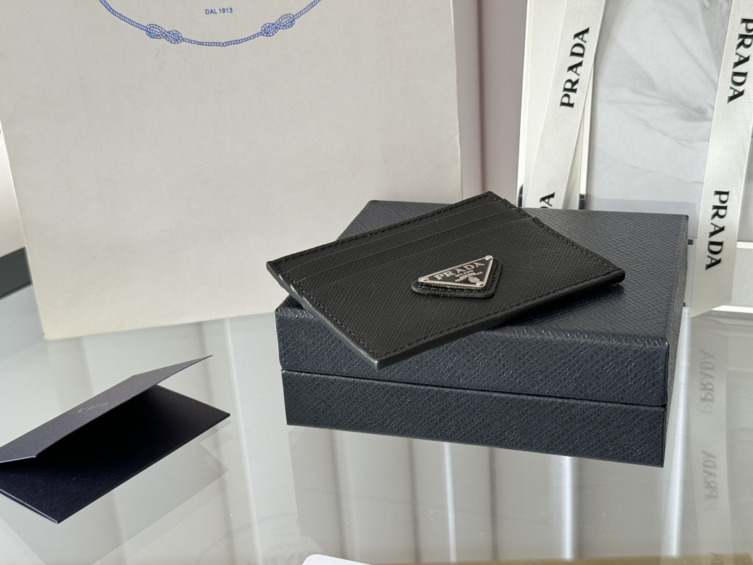 Prada Men's Saffiano Leather Card Holder 2MC223 - Image 5