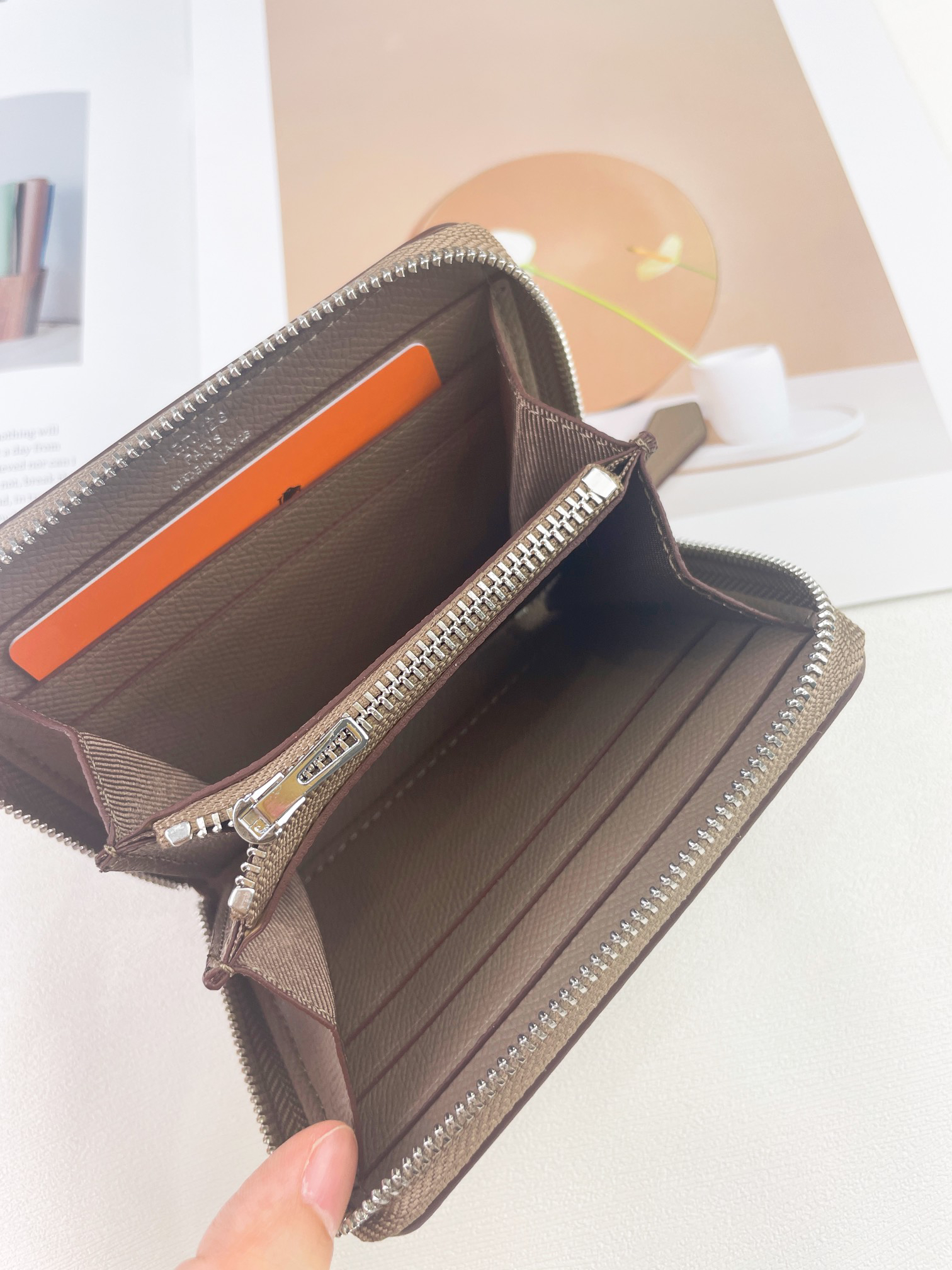 Hermes Silk'in Short Wallet - Image 5