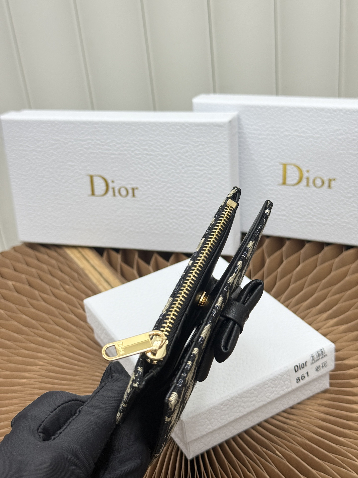 Dior Lady Dior Dahlia Wallet - Image 5