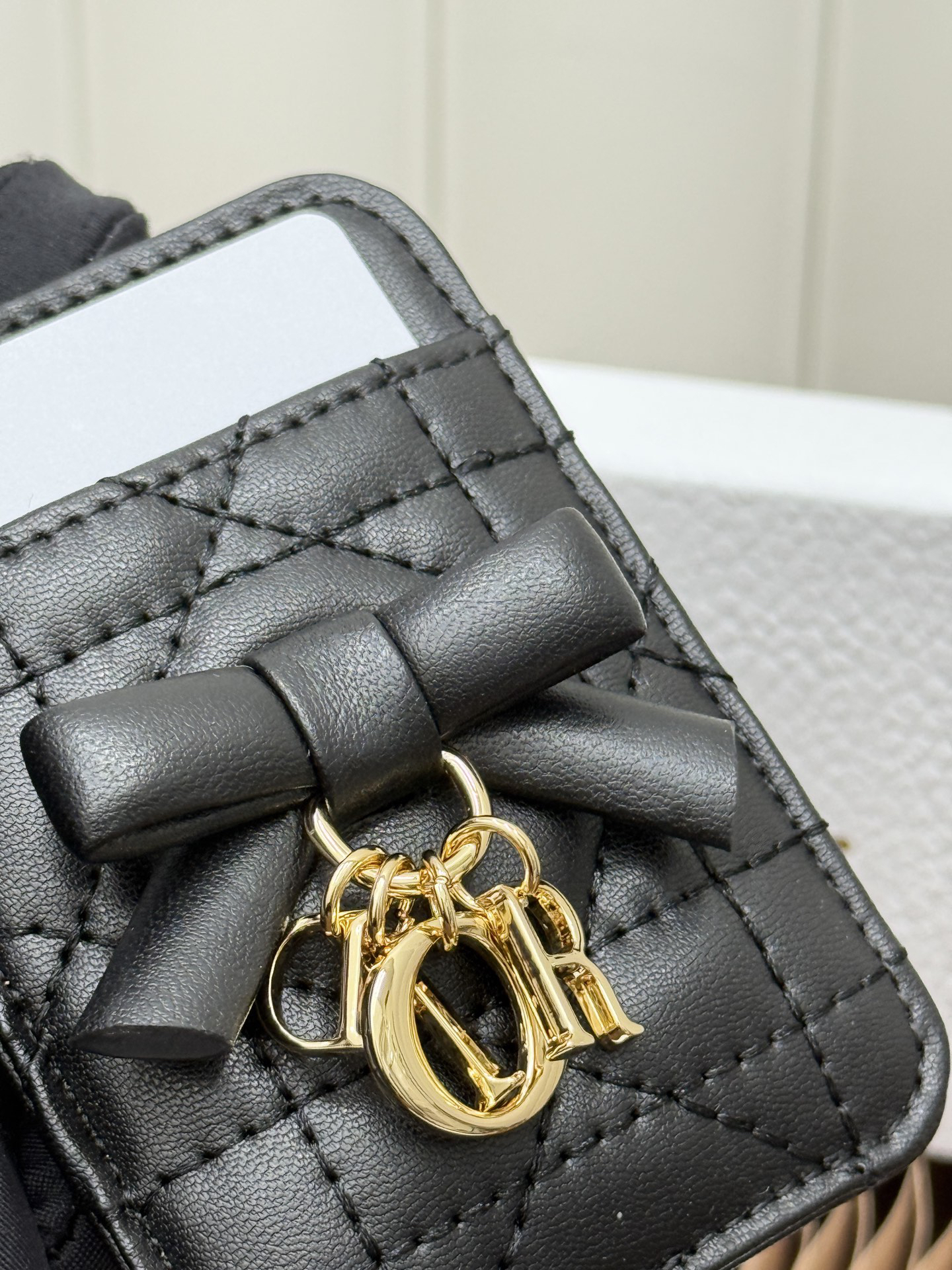 Lady Dior Cannage Lambskin Card Holder - Image 5