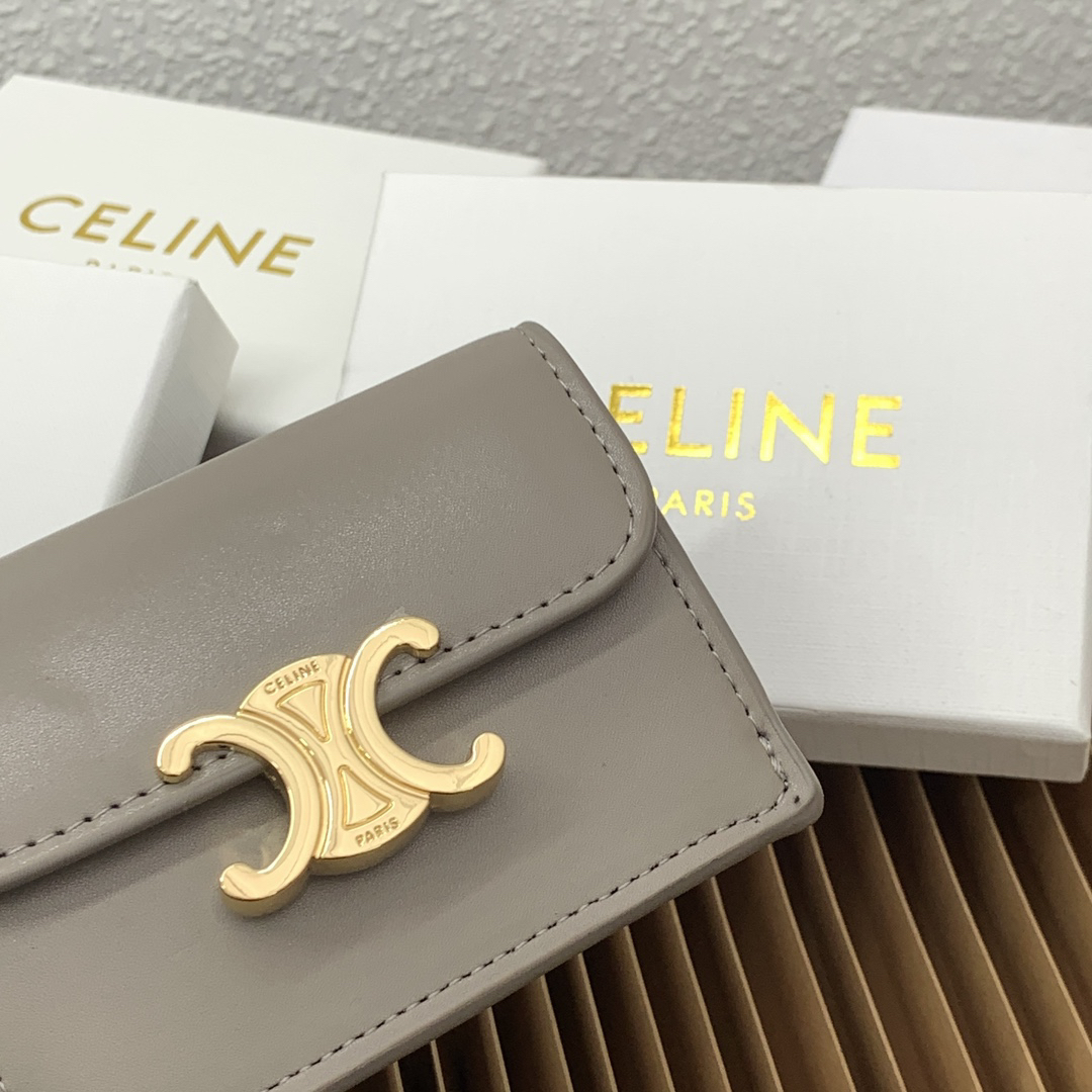 Celine Triomphe Canvas Card Holder - Image 5