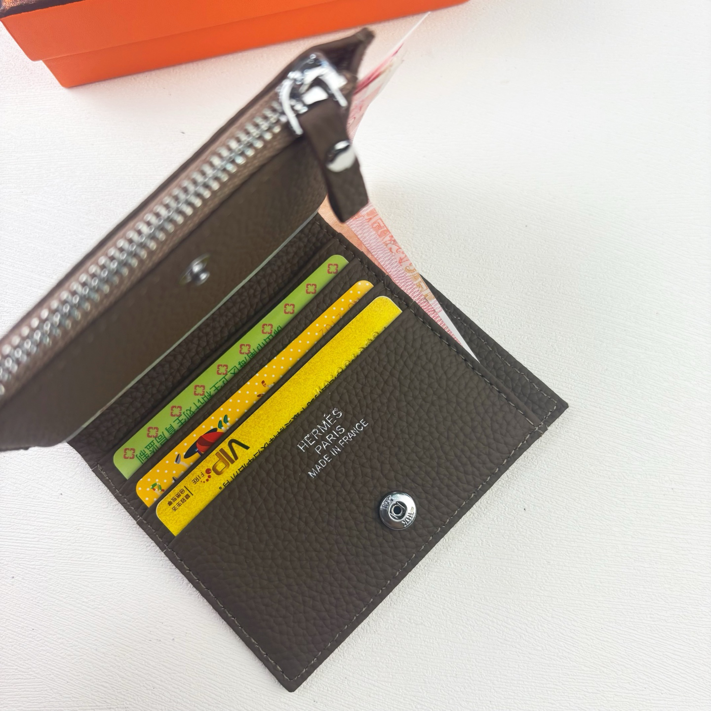Hermès Silk'in Togo Calfskin Wallet - Image 5