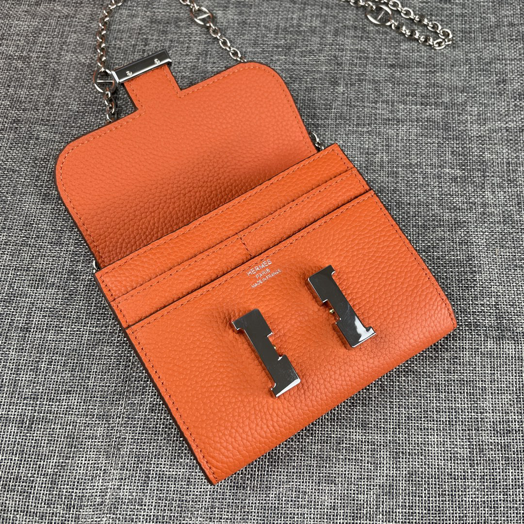 Hermes Constance Mini Leather Crossbody Bag - Image 5