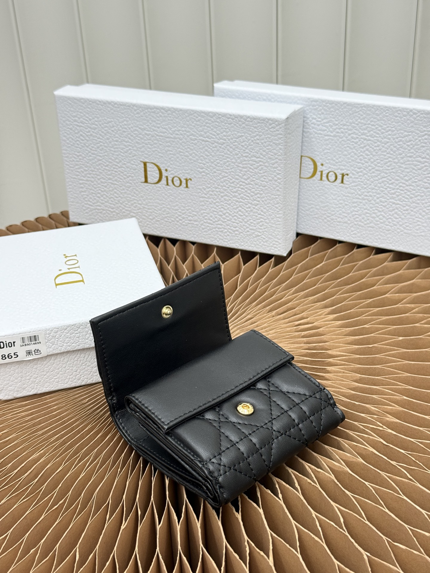 Lady Dior Lotus Wallet - Image 5