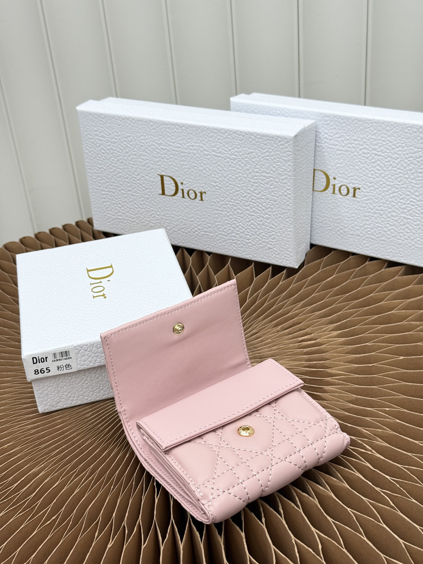 Lady Dior Lotus Wallet - Image 5