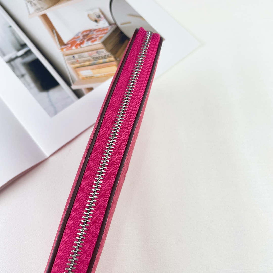 Hermes Silk'In Classic Zip Wallet - Image 5