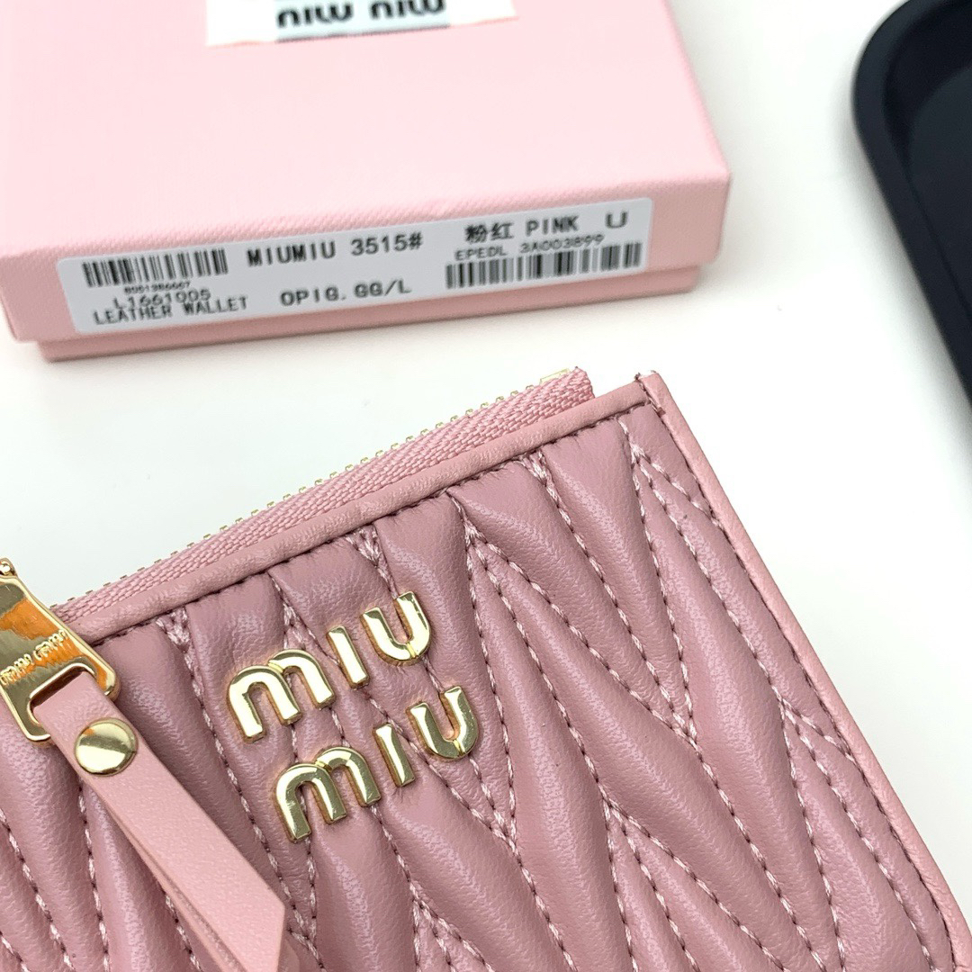 Miu Miu Embossed Leather Wallet - Image 5