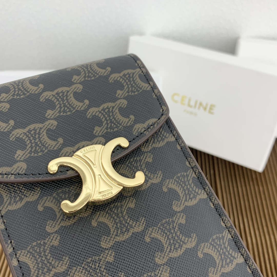 CELINE Triomphe Phone Bag - Image 5