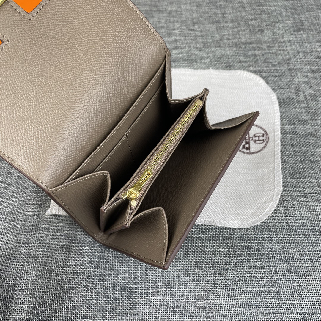 Hermes Constance 537 Palm-Grain Leather Wallet - Image 5