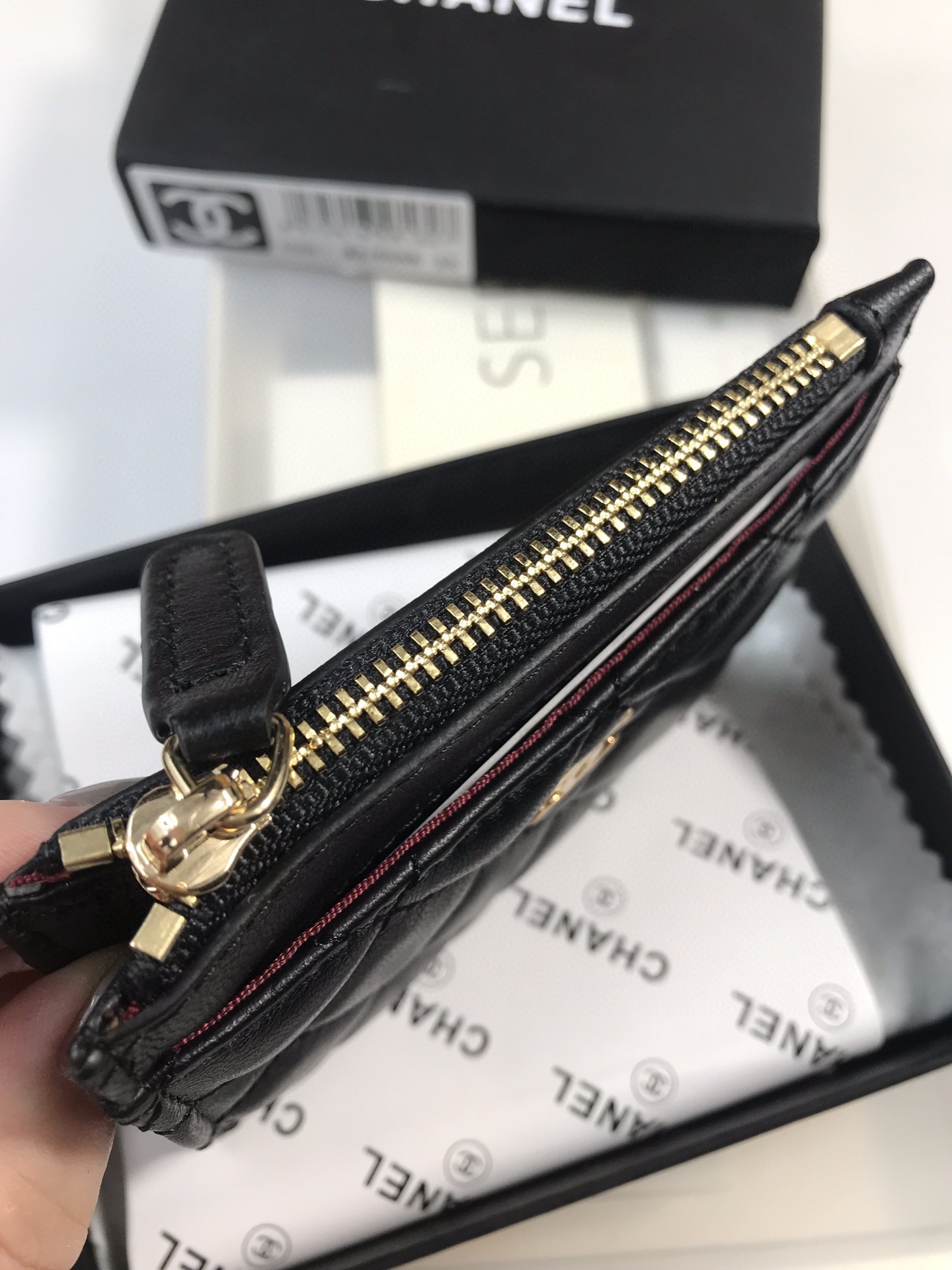 Chanel Lambskin Card Holder - Image 5