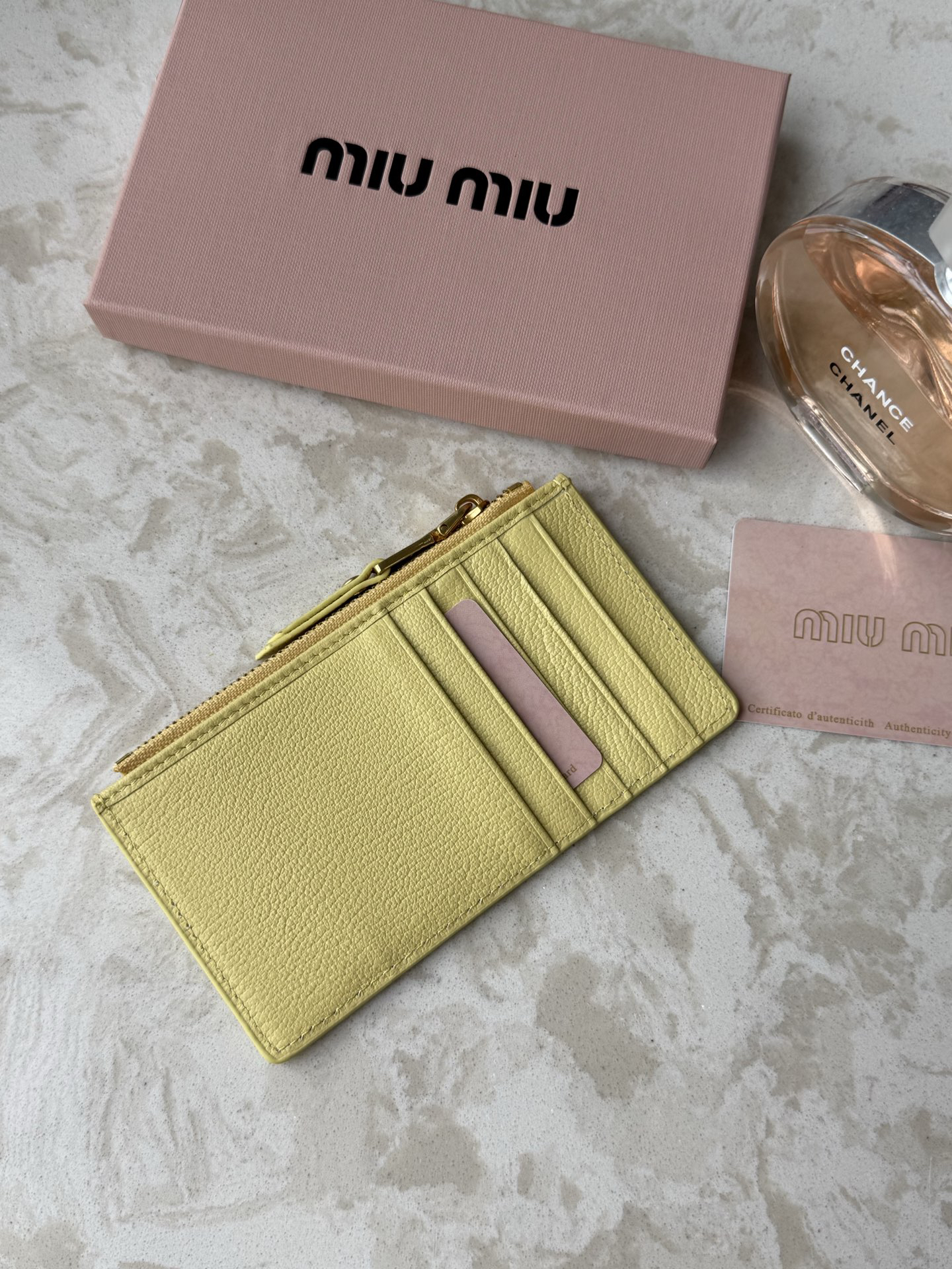 Miu Miu Slim Leather Wallet - Image 5