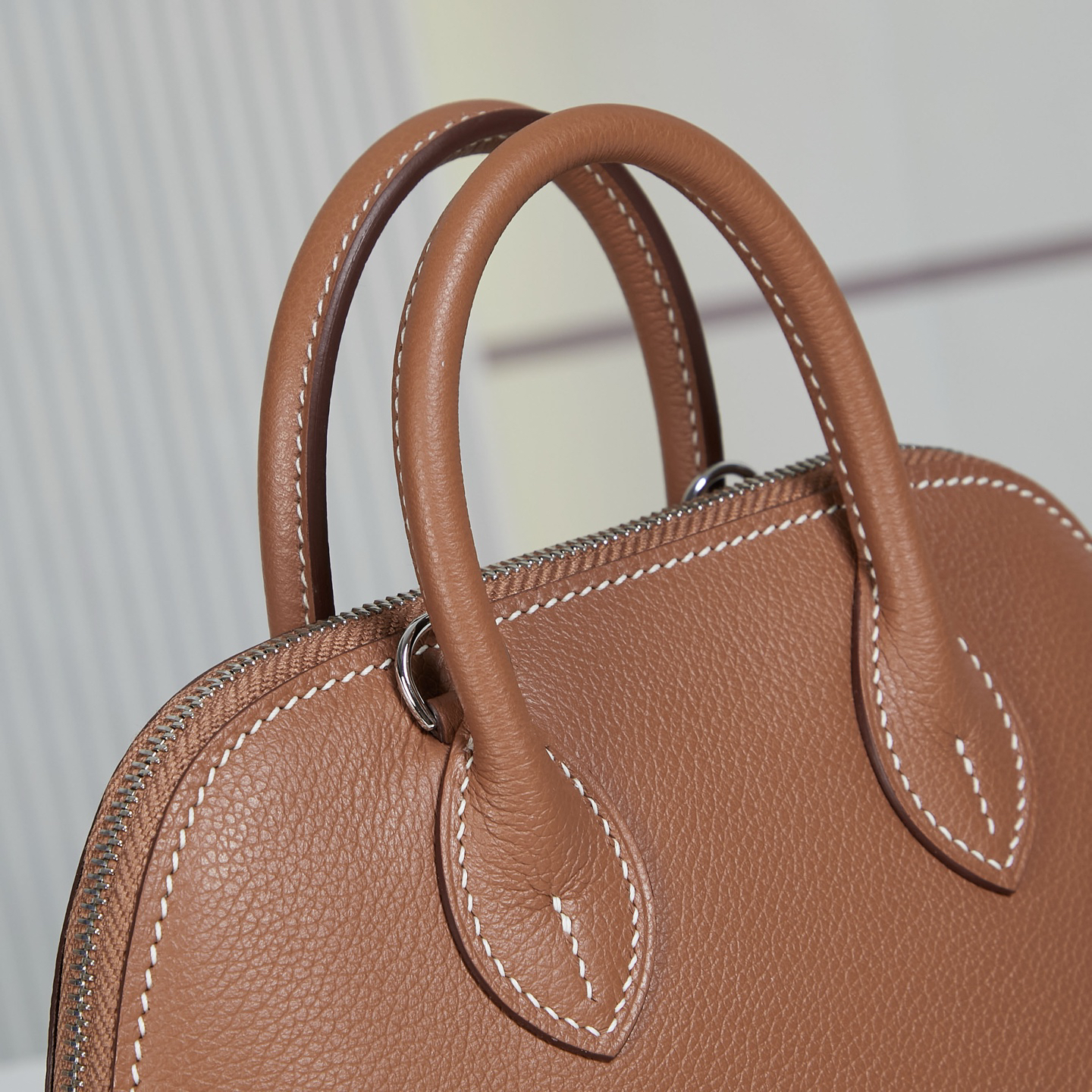 Hermes Bolide Bowling Bag 19 cm in Evercolor Leather - Image 5