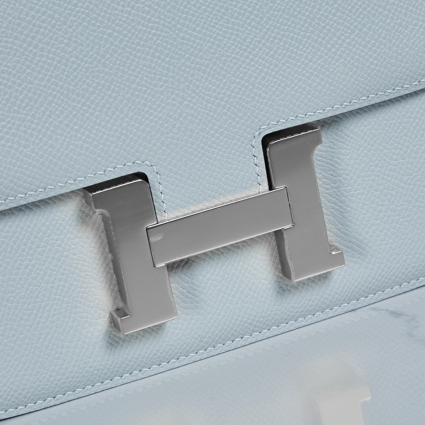 Hermès Constance Shoulder Crossbody Bag in Blue Epsom Leather - Image 5