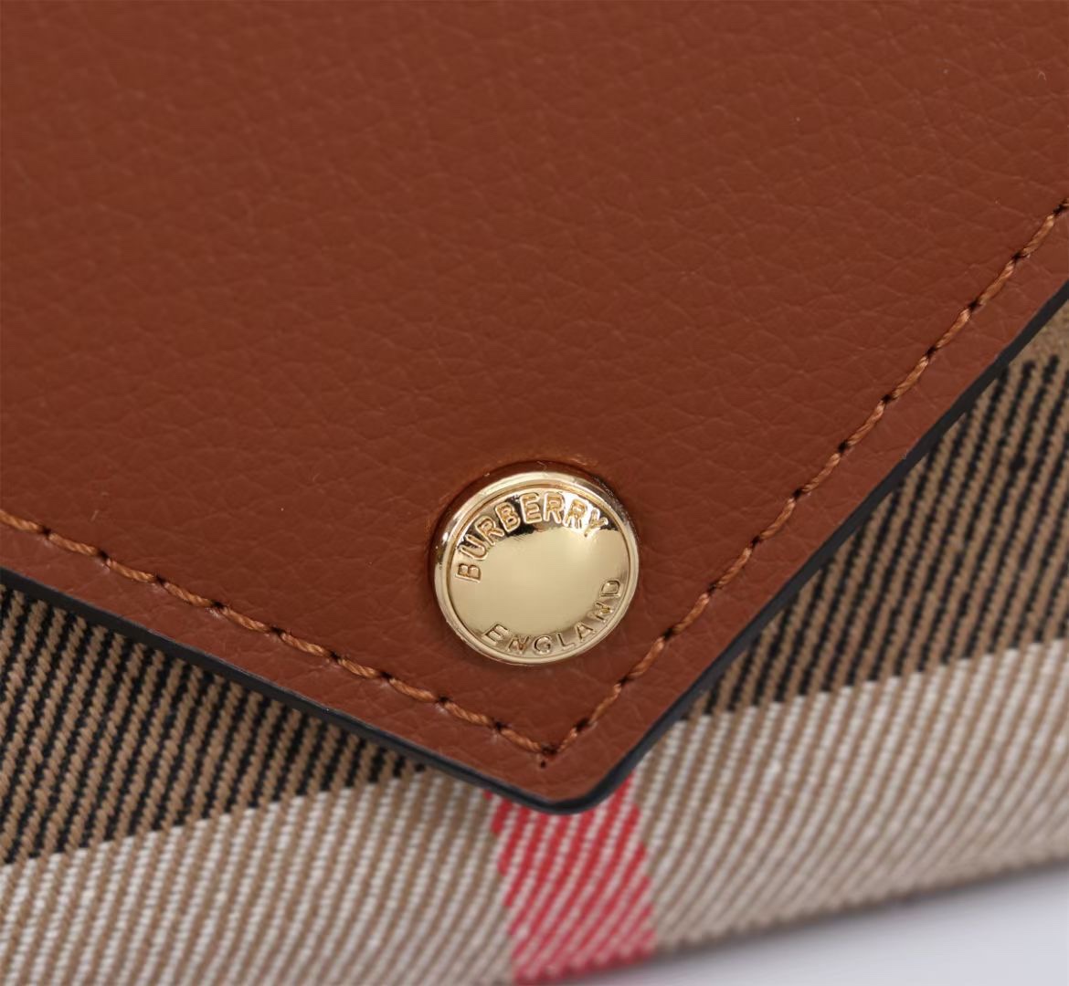 Burberry Check Small Shoulder Bag - Image 6